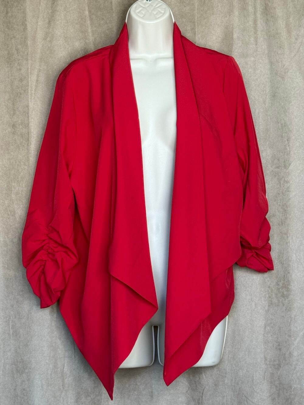 Sky Plus Red Blazer 1X NWT
